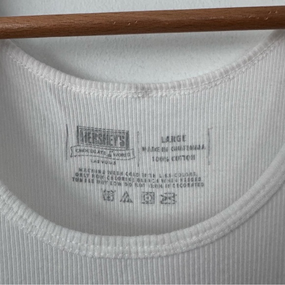 Hersheys brand Twizzlers muti color graphic white tank Size Large - Picture 3 of 4